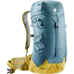 Offres 😍 Sacs à Dos Randonnée DEUTER AC LITE 24 ARCTIC-TURMERIC 22 Bleu / Jaune 👍