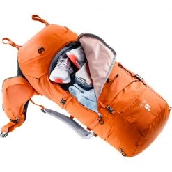 Budget ⭐ Sacs à Dos Randonnée DEUTER AIRCONTACT CORE 55+10 SL PAPRIKA-GRAPHITE 22 Orange / Gris ✨ -Sacs à dos technique Soldes 9 106113 aircontact core 55 10 sl paprika graphite 3350422 9409 03