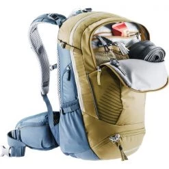 Bon marché 🤩 Sacs à Dos Vélo DEUTER TRANS ALPINE 24 CLAY-MARINE 22 Marron / Bleu ⌛ -Sacs à dos technique Soldes 9 106611 trans alpine 24 clay marine 3200021 6314 05