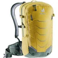 Nouveau 👍 Sacs à Dos Vélo DEUTER FLYT 14 TURMERIC-IVY 22 Vert / Jaune 👍