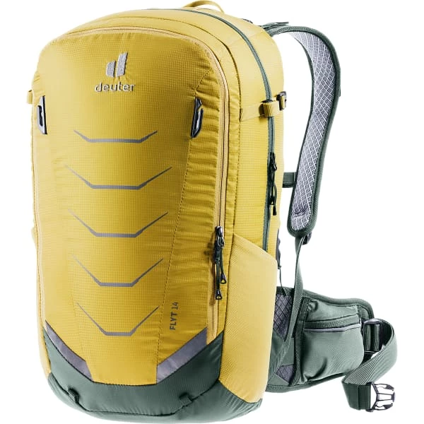 Nouveau 👍 Sacs à Dos Vélo DEUTER FLYT 14 TURMERIC-IVY 22 Vert / Jaune 👍 5 Nouveau 👍 Sacs à Dos Vélo DEUTER FLYT 14 TURMERIC-IVY 22 Vert / Jaune 👍 – Image 3