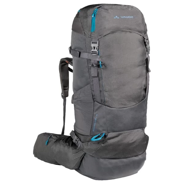 Remise 🔔 Sacs à Dos Randonnée VAUDE 👩 WOMEN'S SKARVAN 65+10 IRON 22 Gris / Bleu 😉 3 Remise 🔔 Sacs à Dos Randonnée VAUDE 👩 WOMEN'S SKARVAN 65+10 IRON 22 Gris / Bleu 😉