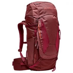 De gros 🛒 Sacs à Dos Randonnée VAUDE 👩 WOMEN'S ASYMMETRIC 38+8 DARK CHERRY 22 Rouge 🥰