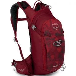 De gros 🔔 Sacs à Dos Vélo OSPREY SALIDA 12 CLARET RED 22 Rouge 👍