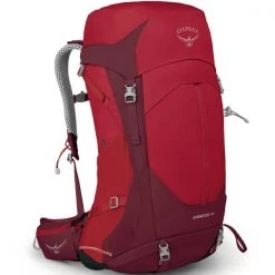 Vente flash ⭐ Sacs à Dos Randonnée OSPREY STRATOS 44 POINSETTIA RED 22 Rouge 👍