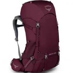 Nouveau 🧨 Sacs à Dos Randonnée OSPREY RENN 50 W AURORA PURPLE 22 Rouge ❤️
