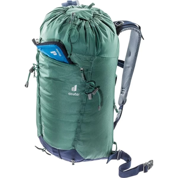 Sortie 🔔 Sacs à Dos Alpinisme DEUTER GUIDE LITE 24 VERT MARIN/NAVY 20 Vert / Bleu 👍 6 Sortie 🔔 Sacs à Dos Alpinisme DEUTER GUIDE LITE 24 VERT MARIN/NAVY 20 Vert / Bleu 👍 – Image 4