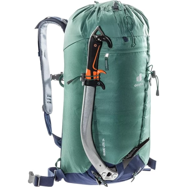 Sortie 🔔 Sacs à Dos Alpinisme DEUTER GUIDE LITE 24 VERT MARIN/NAVY 20 Vert / Bleu 👍 8 Sortie 🔔 Sacs à Dos Alpinisme DEUTER GUIDE LITE 24 VERT MARIN/NAVY 20 Vert / Bleu 👍 – Image 6