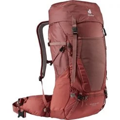 Sacs à dos technique Soldes 40 Budget 😀 Sacs à Dos Randonnée DEUTER FUTURA AIR TREK 45 + 10 SL SÉQUOIA/LAVE 22 Rouge ⭐