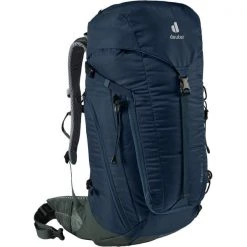 Coupon 😍 Sacs à Dos Randonnée DEUTER TRAIL 30 MARINE/SCHISTE 22 Bleu / Vert ✔️