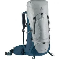 Sortie 🛒 Sacs à Dos Randonnée DEUTER AIRCONTACT LITE 40 + 10 ETAIN/BLEU ARCTIQUE 22 Gris / Bleu 👍