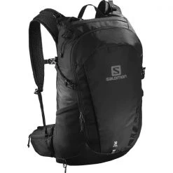 Acheter 🌟 Sacs à Dos Randonnée SALOMON TRAILBLAZER 30 BLACK/BLACK 22 Noir 🎁