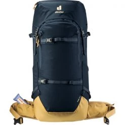 Grosses soldes 👍 Sacs à Dos Ski DEUTER RISE 34+ INK/CARAMEL 23 Bleu 👏