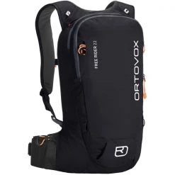 Nouveau 🌟 Sacs à Dos Ski ORTOVOX FREE RIDER 22 BLACK RAVEN 23 Noir ✔️